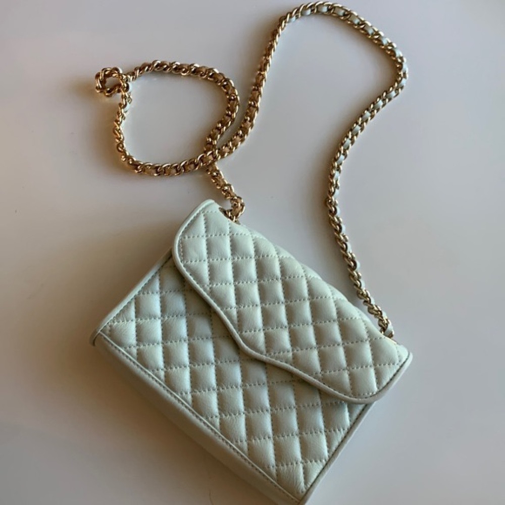 Rebecca Minkoff quilted leather chain bag